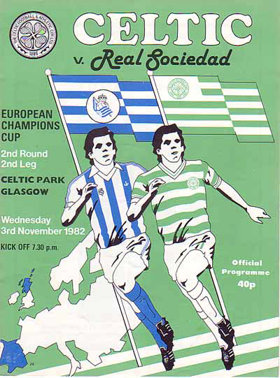 Programme del Celtic - Real Sociedad